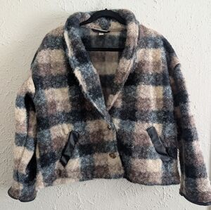 Knox Rose Plaid Cozy Jacket